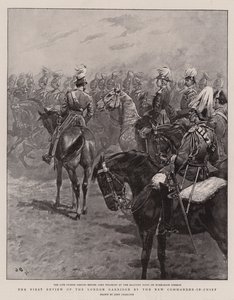 新しい総司令官によるロンドン駐屯軍の最初のレビュー